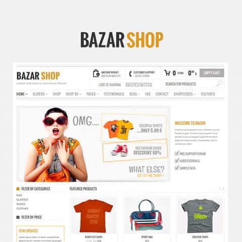 Bazar Shop Multi-Purpose E-Commerce Theme