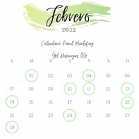 Calendario de Marketing Febrero 2022