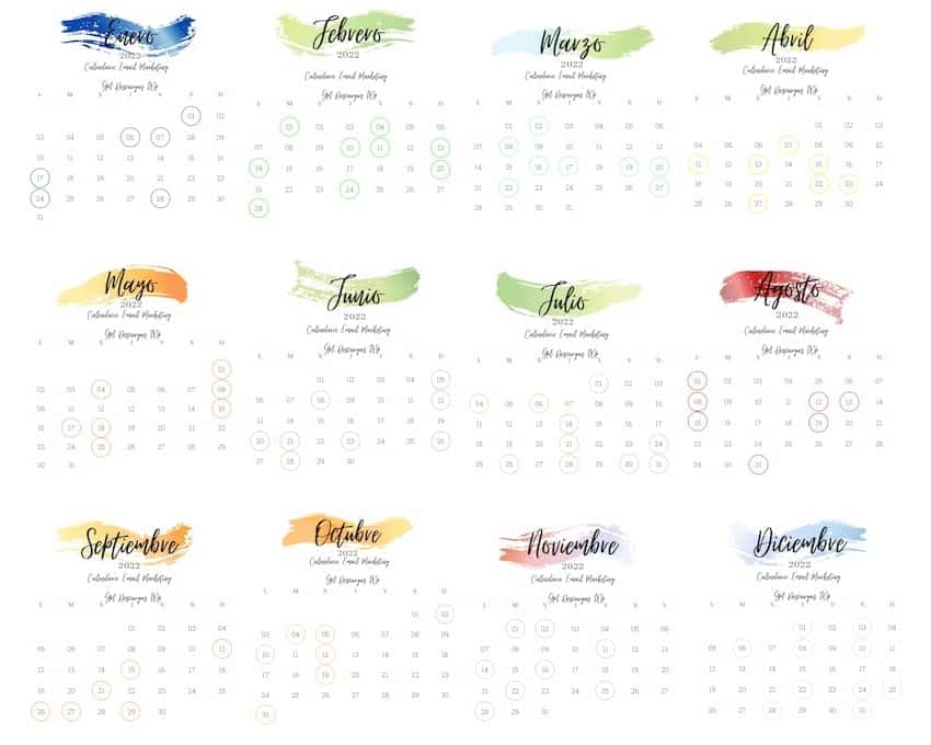 calendario de marketing