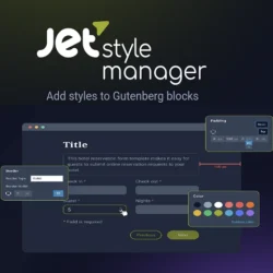 JetStyleManager for Elementor