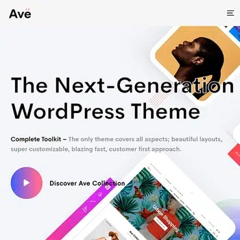 Ave Responsive MultiPurpose WordPress Theme