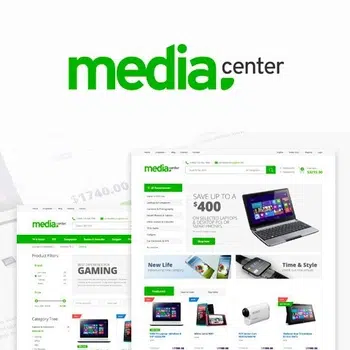 MediaCenter Electronics Store WooCommerce