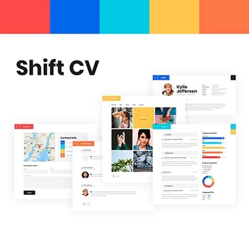 Gpl Descargas WordPress Plugins y Temas Premium ShiftCV Blog Resume Portfolio WordPress