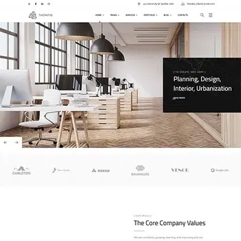 Theratio Architecture Interior Elementor