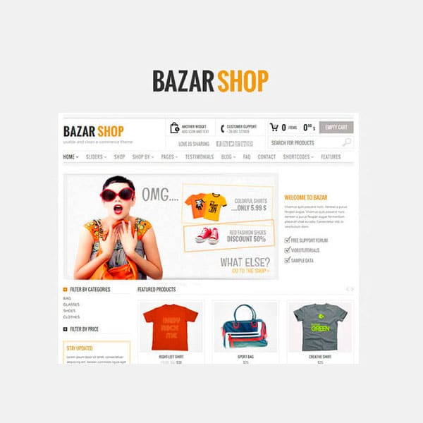 Bazar Shop MultiPurpose eCommerce Theme