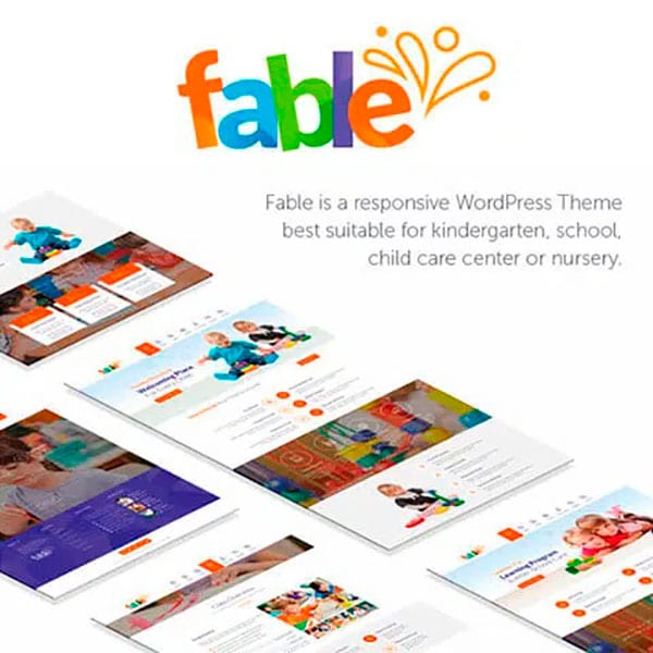 Fable Children Kindergarten WordPress Theme