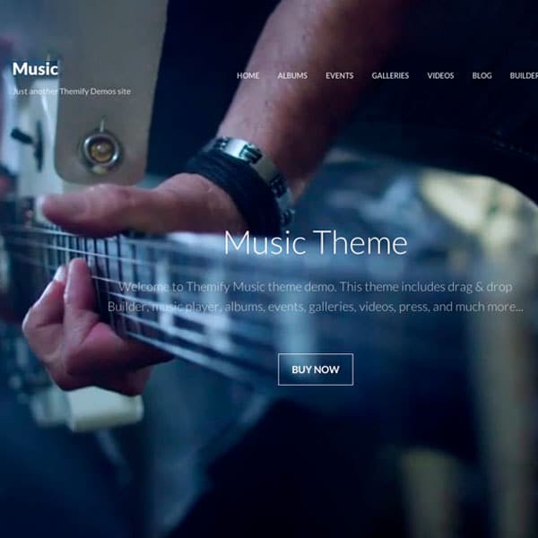 Themify Music Theme