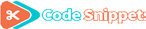 Logotipo de Code Snippets con icono de herramientas y texto, relacionado con Actualizacion