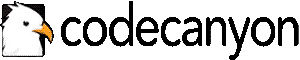 Logo de CodeCanyon con icono de ave y texto en negro, relacionado con Actualizacion