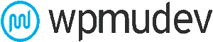 Logo de WPMUDEV con icono circular azul y texto gris, relacionado con Actualizacion